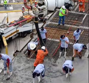 Arquitectura contemporánea con concreto